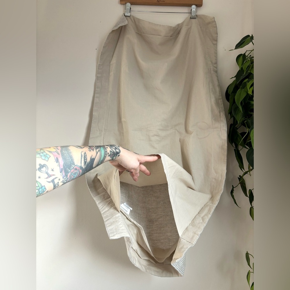 Pottery Barn flax waffle shams in the color “ecru”- linen & cotton blend - Picture 6 of 15